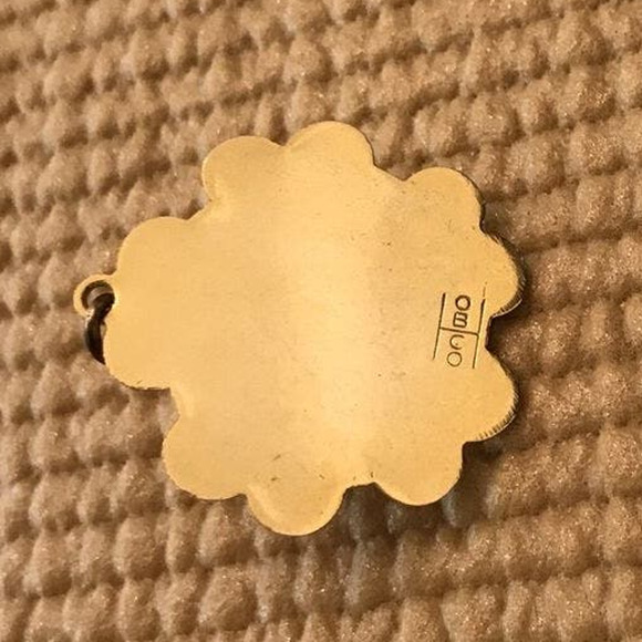 Vintage Hobco Frog Pendant Charm House of Borvani on Lilli Pad - Picture 2 of 4